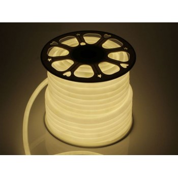 Гибкий неон 220V SMD 2835/120 (IP67) White (круглый)